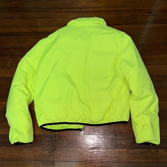 DKNY neon green puffer jacket US S - Picture 2 of 7